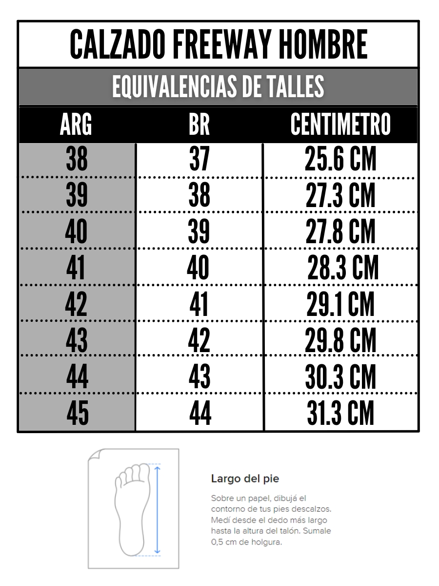 Tabla de talles