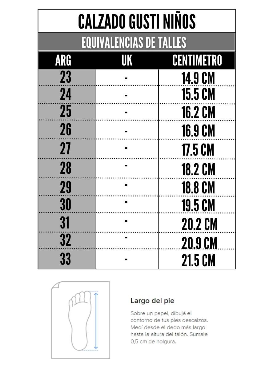 Tabla de talles