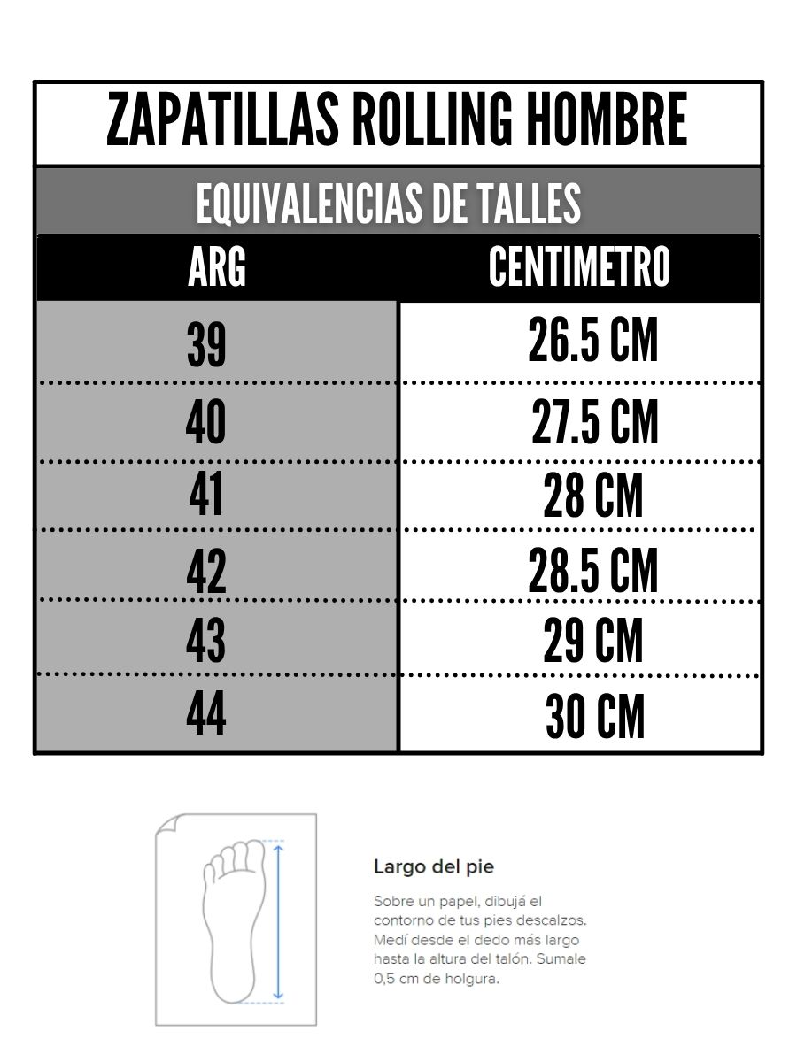 Tabla de talles